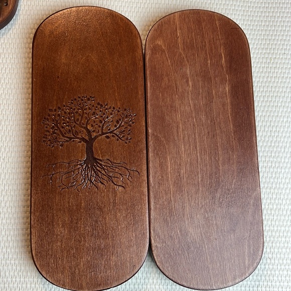 Set of 2 Sadhu Boards 10 mm, Acupuncture, Handmade 🤎 yoga board tree of life - Picture 5 of 16